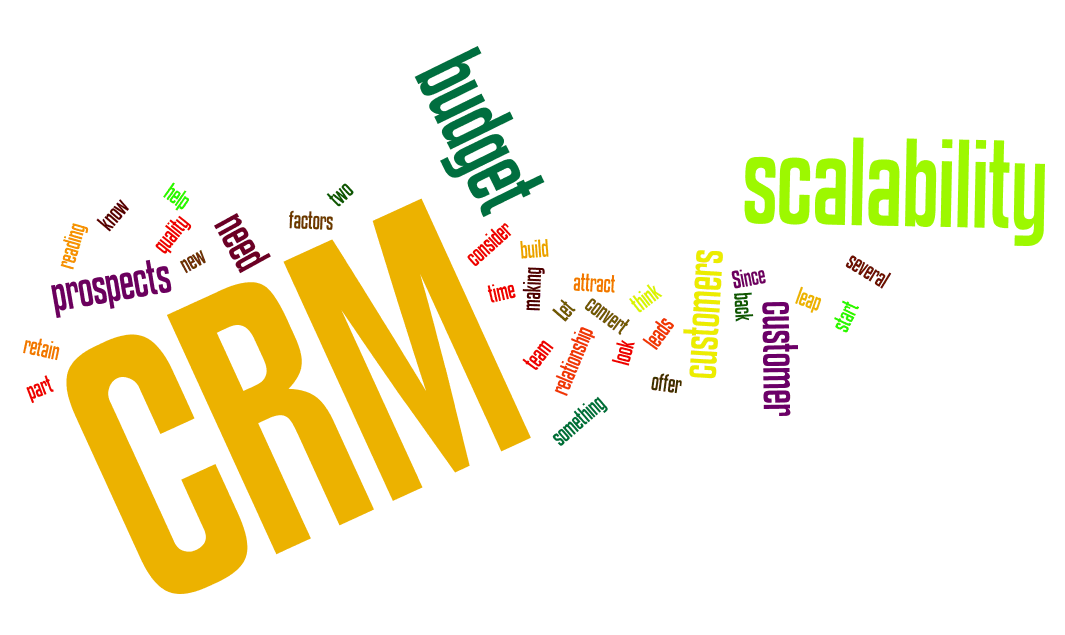 First 6 steps to choose the right CRM for your business